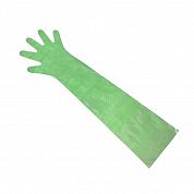 Перчатки ветеринарные Кrutex 95см 100шт/уп, зеленые